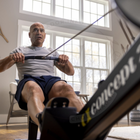 High-end gym equipment RowErg Concept2