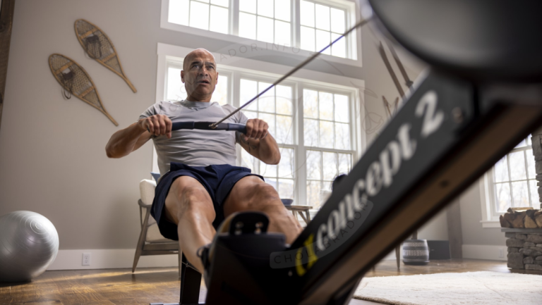 High-end gym equipment RowErg Concept2